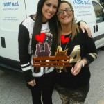 Olimpia Madonia con "la Poliziotta" Claudia Ruggeri