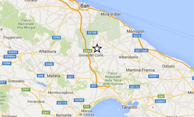 trema la terra barese