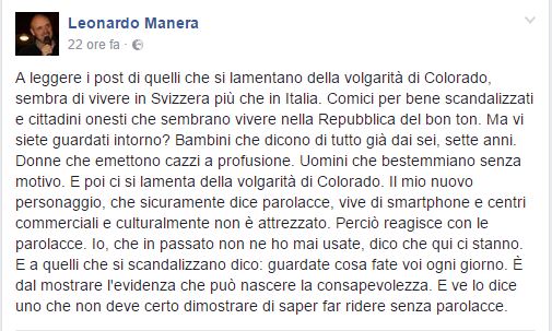 colorado2016 leonardo manera si sfoga