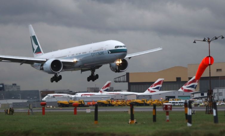 allarme chimico london city airport