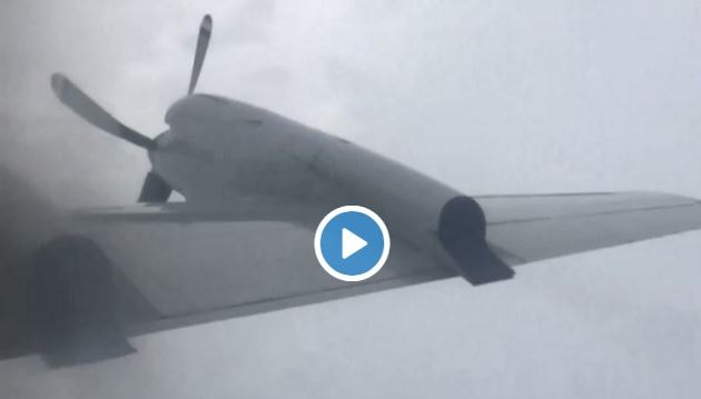 volo dentro uragano irma