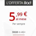 iliad offerta sfida 30 giga